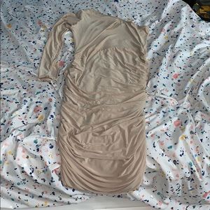 Off the shoulder bodycon ruffle dress